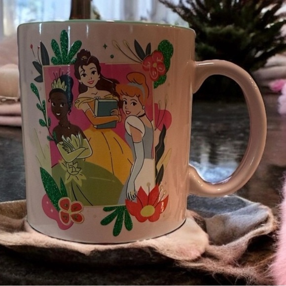 Disney Princess Mug with Pink and Green Accents - Picture 3 of 9